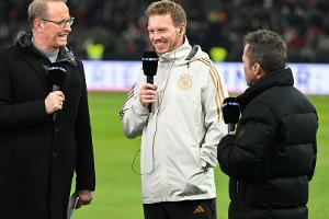 RTL: 6,86 Millionen sehen 2:3 der Nagelsmann-Elf