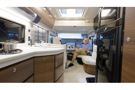 Küche, Durchschuss, Kühlschrank