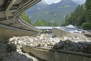 Beschädigte Bobbahn am Königssee soll repariert werden