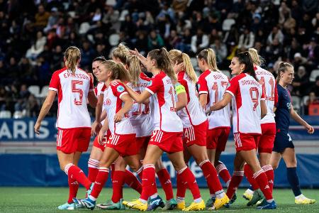 1:0 bei PSG: Erster Champions-League-Sieg für Bayern-Frauen