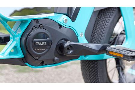 Pedelec Motor, Yamaha-Motor, Pedale, Türkis, Ebike