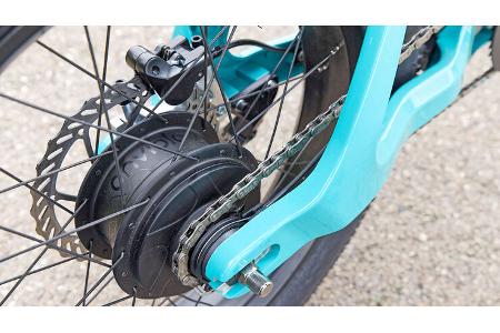Gangschaltung, Enviolo, Fahrradketten, Rad, Türkis