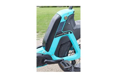 Akku, Fahrradsitz, Türkis, Ebike, Yamaha