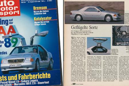 auto motor und sport 20/1989 Titel und Fahrbericht Boschert B300