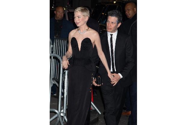 Schauspielerin Michelle Williams kam in Begleitung ihres Mannes, Theaterregisseur Thomas Kail.
