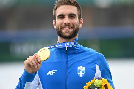 Griechischer Ruder-Olympiasieger eröffnet Fackellauf