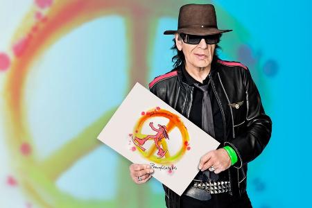 Udo Lindenberg: UNICEF-Weihnachtskarte als Zeichen für den Frieden