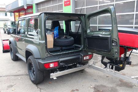 Suzuki Jimny Schneepflug Winterdienst
