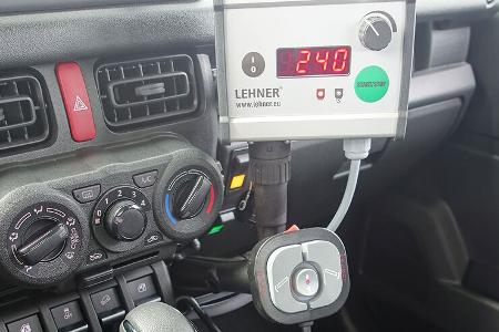 Suzuki Jimny Schneepflug Winterdienst