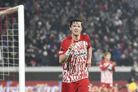 Hattrick Gregoritsch: Freiburg überwintert in Europa League