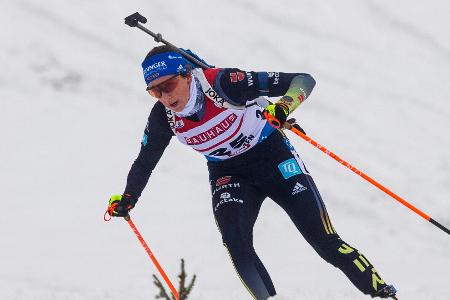 Platz vier im Sprint: Preuß im Gelben Trikot