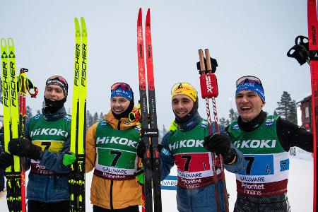 Langlauf: Männer-Staffel erstmals seit 2011 auf dem Podest