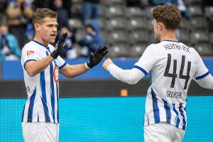 Niederlechner schießt Hertha in die obere Tabellenhälfte