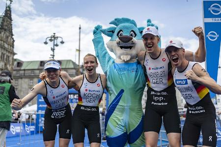 Triathlon: Mixed-Staffel-WM weiter in Hamburg