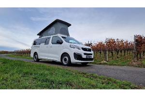 Campervan, Peugeot, Aufstelldach, Campingbus, Außenaufnahme