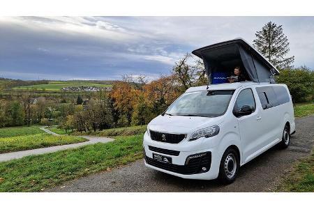 Außenaufnahme, Campervan