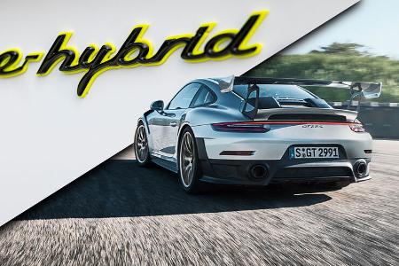 Porsche 911 GT2 RS 992 Hybrid Retusche Render Collage