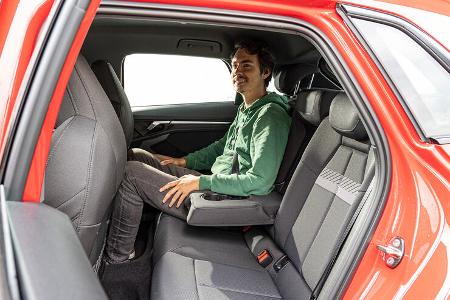 Aufi A3 30 TDI, Rückbank