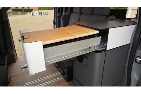 Abdeckung, Abstellfläche, Küchenblock, Holzoptik