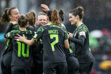 Frauen-Bundesliga: Wolfsburg übernimmt in Köln Platz eins
