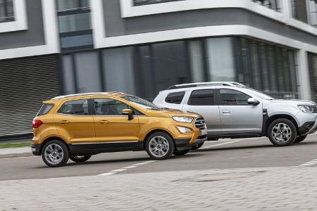 Gebrauchtvergleich Dacia Duster Ford EcoSport