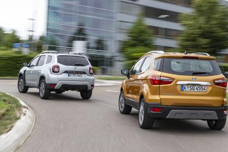 Gebrauchtvergleich Dacia Duster Ford EcoSport
