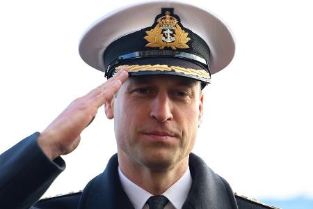 Prinz William denkt bei Navy-Termin an seine verstorbenen Großeltern