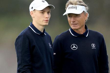 Langer gewinnt mit seinem Sohn