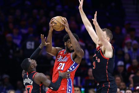 Schröder und Raptors unterliegen 76ers um starken Embiid
