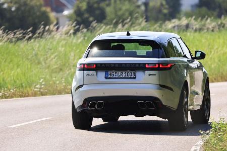 BMW X5 M50i, Range Rover Velar P550, ams 0321 Vergleichstest