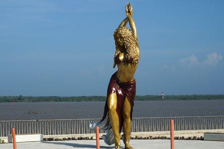 Inklusive Hüftschwung: Shakira wurde in Kolumbien mit Statue geehrt