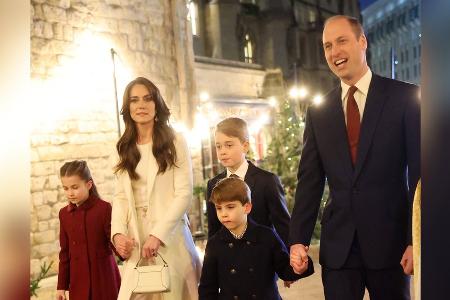 Prinz William und Prinzessin Kate blicken emotional auf 2023 zurück