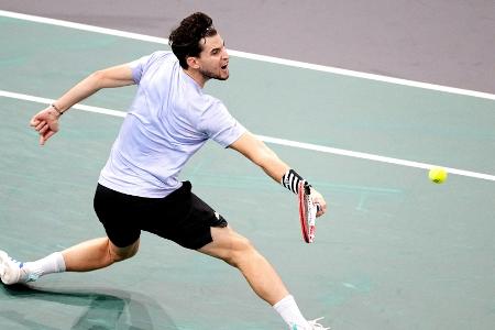 Giftschlange im Stadion: Thiem-Match unterbrochen