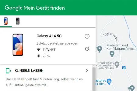 Verlorenes Smartphone wiederfinden