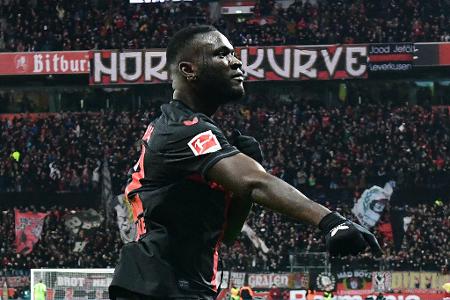 Platz 98: Victor Boniface (Bayer Leverkusen) - 72,5 Millionen Euro