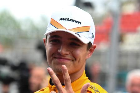 3. Platz: Lando Norris (McLaren) - Platz im Vorjahr: 6