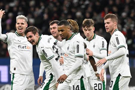 Platz 11: Borussia Mönchengladbach - 38 Punkte aus 34 Spielen (55:66 Tore)