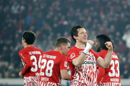 Platz 6: SC Freiburg - 53 Punkte aus 34 Spielen (47:53 Tore)