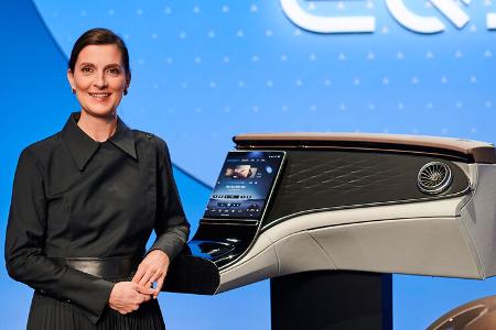 Mercedes EQS Interieur Hyperscreen