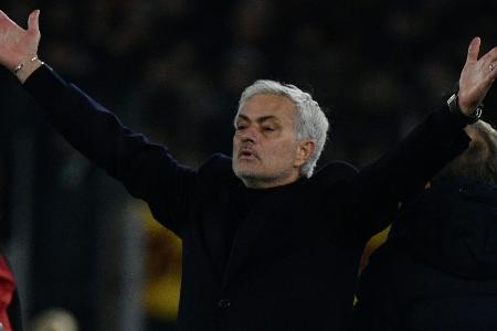 Mourinho für Duell gegen AC Mailand gesperrt