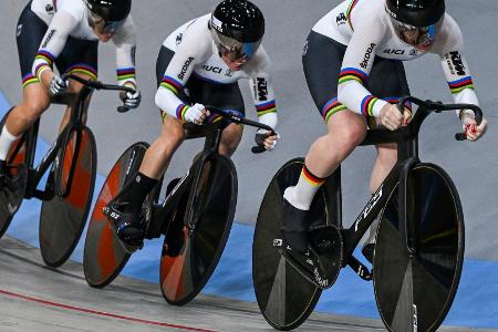 Bahnrad-EM: Teamsprinterinnen holen erneut Gold
