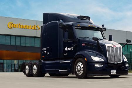 Continental Aurora autonomes Fahren Lkw