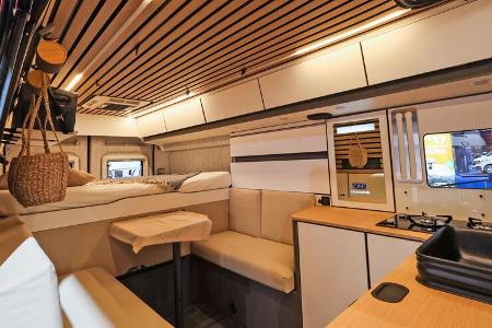 Wohnraum, Innen, Küche, Campingbus