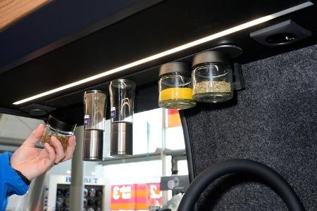 Detial, Gewürz, Glas, Salzstreuer, Pfeffermühle, Magnet