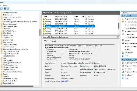 Die Ereignisanzeige verzeichnet nicht nur die Startzeiten, sondern auch Prozesse, die den Start verzögern können. In einigen Fällen ist dies unvermeidlich, beispielsweise bei Virenscannern.