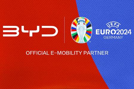 BYD Fußball-Europameisterschaft Sponsor Logo