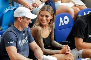 Sophia Thomalla unterstützt Alexander Zverev in Australien