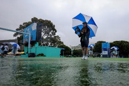 Regen: Spiele in Melbourne mit Verzögerung gestartet