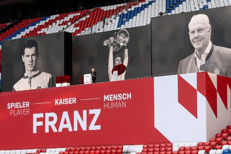 Die Gedenkfeier zum Tod von Franz Beckenbauer - Kaiser Franz: Der FC Bayern gedenkt Deutschlands größtem Spieler aller Zeiten.