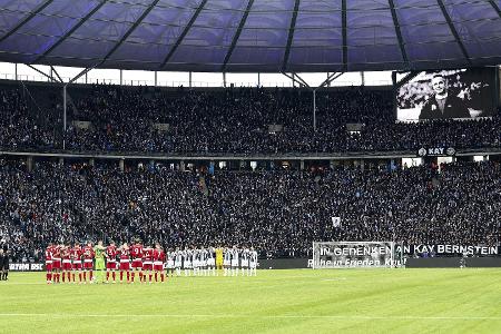 Hertha BSC verpasst Sieg nach Bernstein-Tod - Gedenken im Olympiastadion